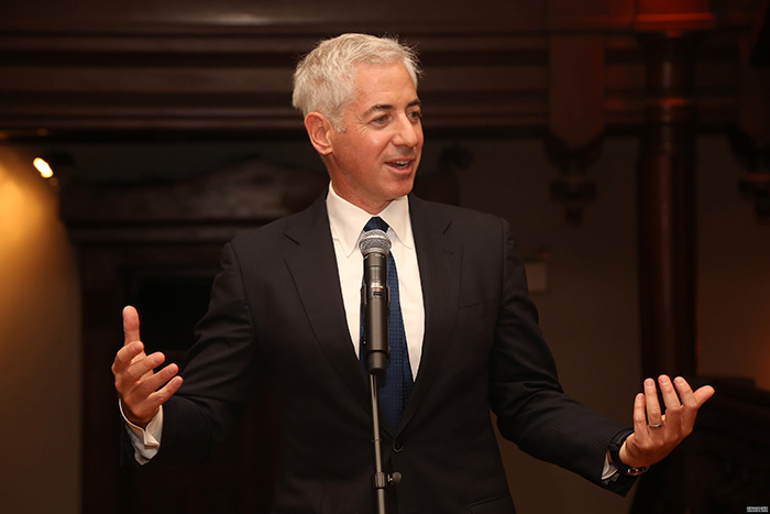 Bill Ackman attends Legion of Honour Award Ceremony and Dinner for Olivia Tournay Flatto at the Park Avenue Armory on October 19, 2022 in New York City.