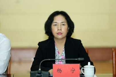 <b>Yang Ning, a female cadre, took up the new position as the third deputy director of th</b>