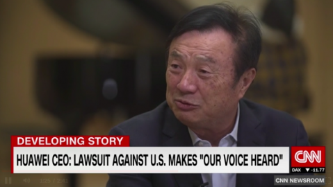 Ren Zhengfei was interviewed by CNN: Trump scared away investors