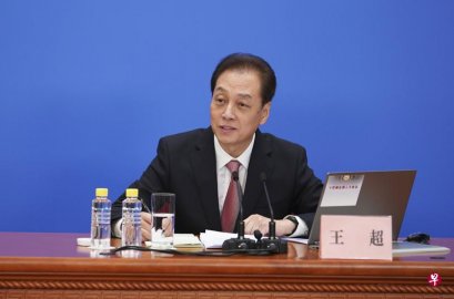 <b>Wang Chao, former deputy minister of China Foreign Ministry, took over the spokesman</b>