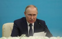 Putin said that Russia and Ukraine had reached a preliminary peace agreement in March,