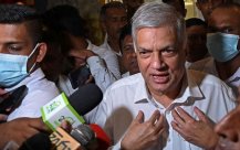Victor Masinger swores as the new President of Sri Lanka