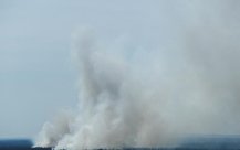 The explosion of the German police ammunition library caused the forest fire in wester