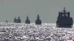 Sino -Russian Navy joint cruise