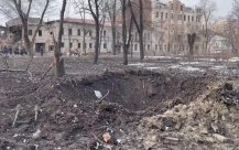 The Russian shells have an Ukrainian Institute with experimental reactors