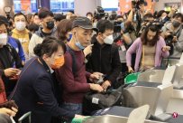The Hong Kong section of the Guangzhou -Shenzhen -Hong Kong high -speed rail stopped t