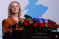 Former British Prime Minister Tras visited Taiwan and called on Western Anti -China Ch