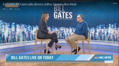 After the divorce, Gates acknowledged the marriage and was informed of Mel Linda: pers