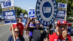 UAW announces new strikes at GM and Ford plants, sparing Stellantis