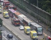 87 people were injured in a five -car series of collision accidents in Tseung Kwan Ao 