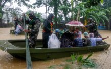 The heavy rainfall in the northeast of Bangladesh caused more than 6 million floods to