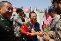 Chinese Navy Sultan withdrawn from Overseas Chinese Ship Arrives in Saudi Arabia Gada