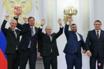 Representatives of the four occupation zone signed a multi -country in Moscow to conde