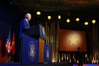 Biden said that he did not intend to curb China's economic issues or weaken the B