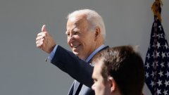 Biden takes credit for easing inflation, strong job market