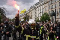 Agains of the French Labor Day, 291 people were arrested and 108 police were injured