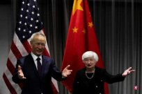 Yellen talks with Xie Feng ＂frank and effective＂