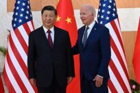 <b>Biden: ＂May＂ meet with Xi Jinping next month, but there is no arrangement at presen</b>