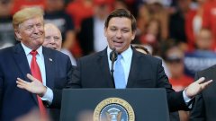 <b>Florida Gov. Ron DeSantis privately tells donors he plans to fundraise for Trump</b>