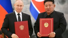 <b>Russia and North Korea sign mutual defense pact: Putin</b>