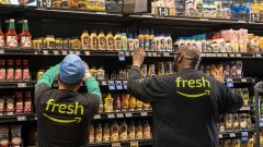 <b>Amazon opening Fresh supermarkets after stall, but many still vacant</b>